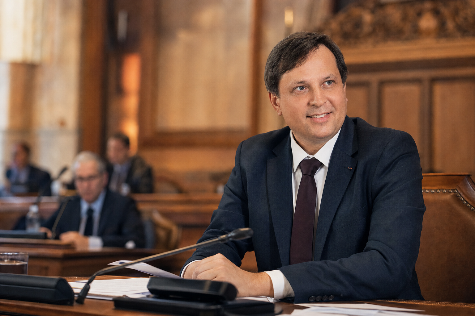 Csaba Zvekan im Einwohnerrat
